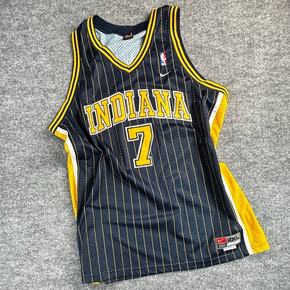 Vintage 2002-04 Nike Jermaine O’Neal Indiana Pacers #7 Swingman Jersey 2XL